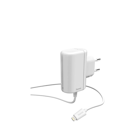 Das HandyOase Hama 5W Ladegerät mit Lightning Fast 1m (Weiß) bietet schnelles Laden per USB-Kabel mit Lightning-Anschluss, EU-Stecker und Top-Preis.