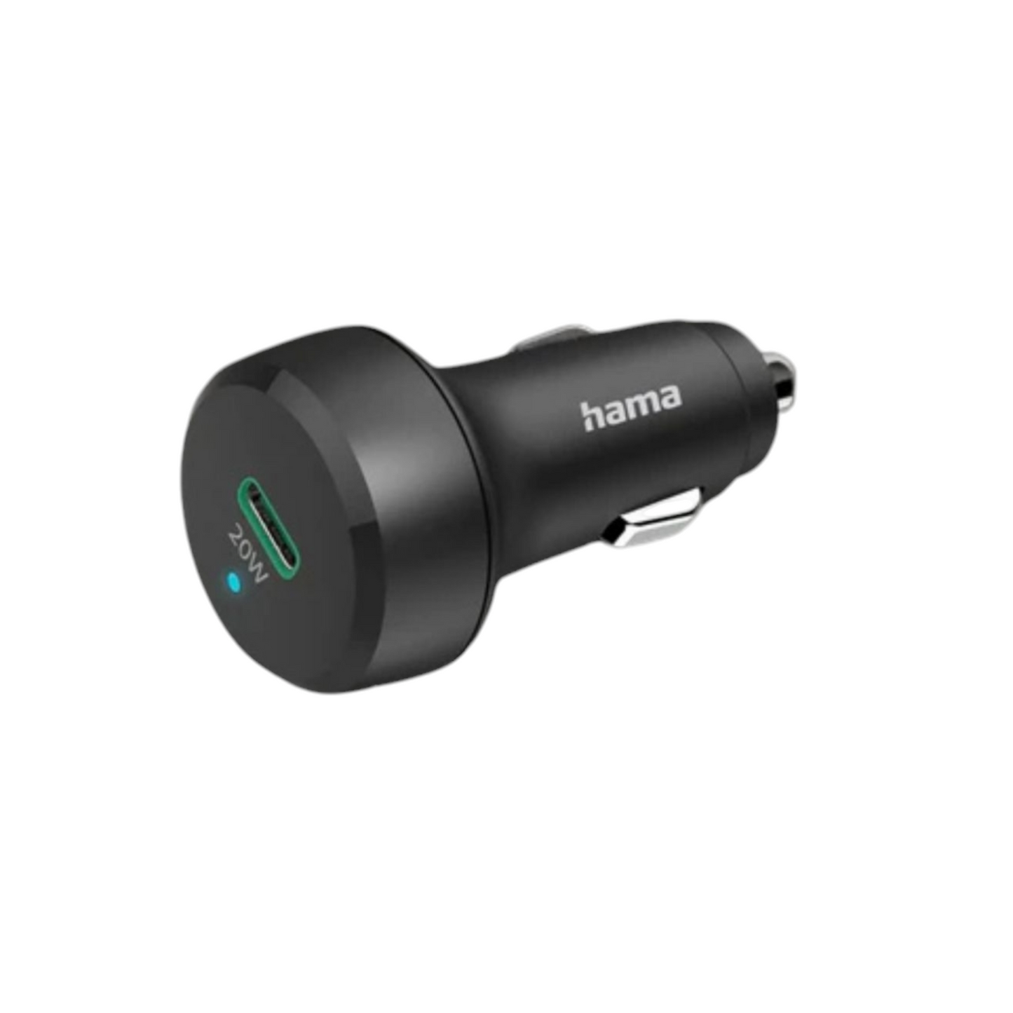 Hama 20W Kfz Turbo Fast Ladegerät (Schwarz) USB-C