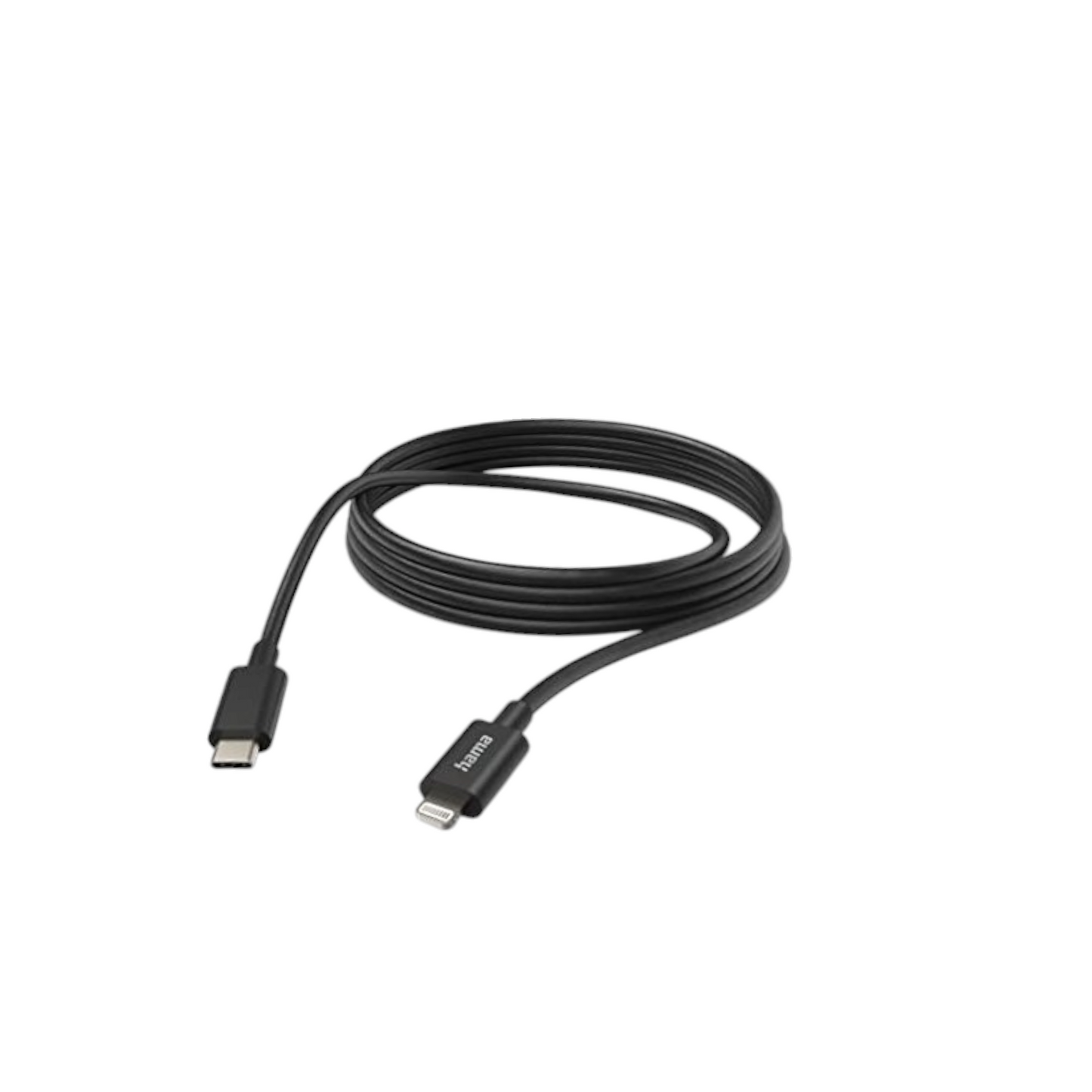 Hama Schnellkade-/Datenkabel 3,0m (Schwarz) USB-C-LIGHTNING