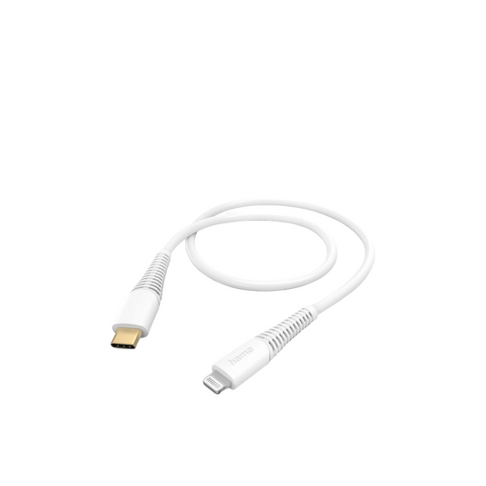 Hama Schnelllade-/Datenkabel 1,5m (Weiß) USB-C-LIGHTNING